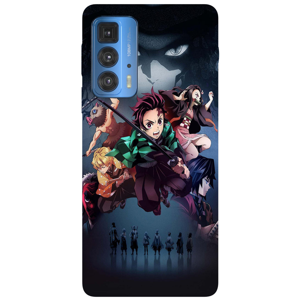 Husă din silicon Motorola G50 cu O g50 demon slayer ready for battle