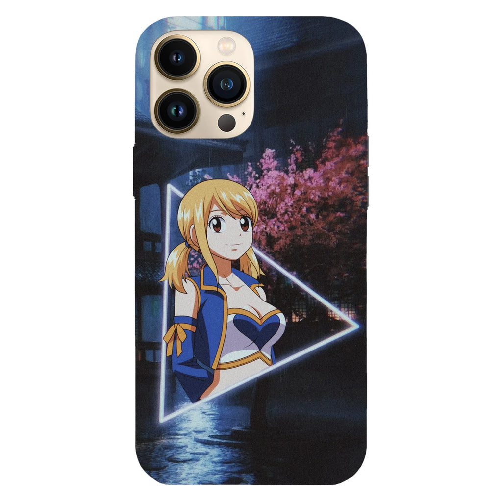 Husa telefon compatibila cu Apple iPhone 15 Pro, Viceversa, model Lucy Heartfilia Fairy Tail, Silicon, TPU - Viceversa