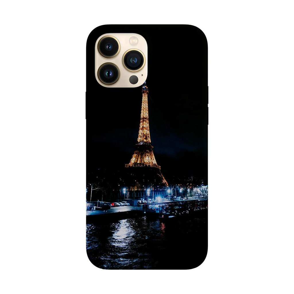 Husa compatibila cu Apple iPhone 15 model Tour Eiffel at night, Silicon, TPU, Viceversa - Viceversa