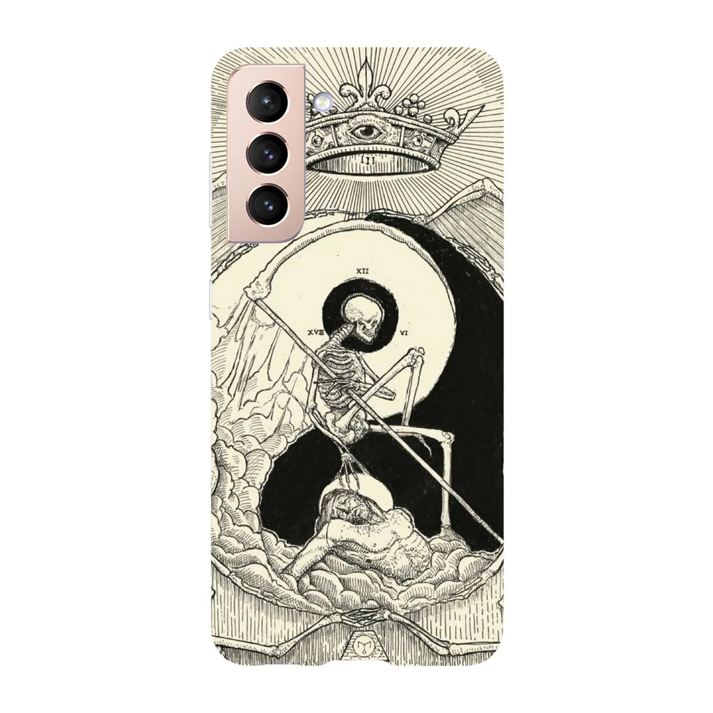 Husa compatibila cu Samsung Galaxy S22 Ultra model Life and death cycle, Silicon, TPU, Viceversa - Viceversa