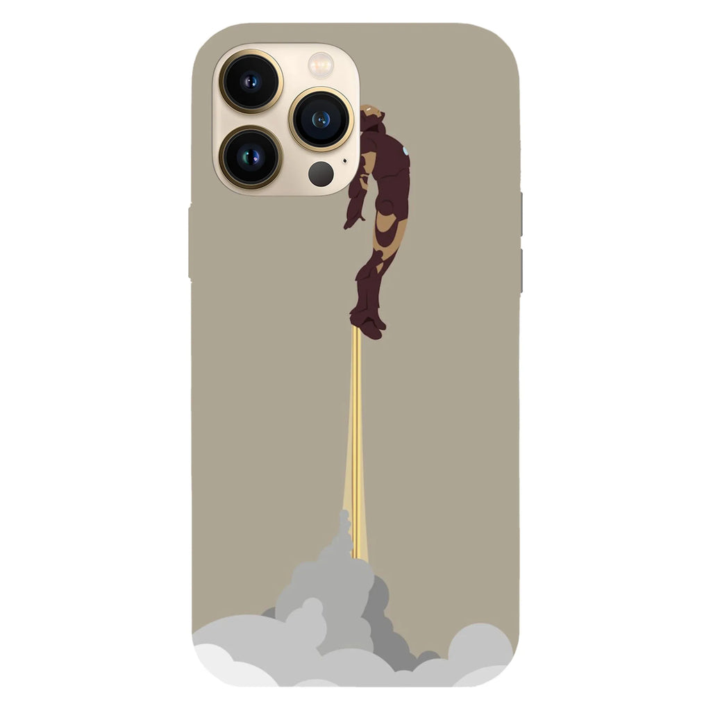 Husa compatibila cu Apple iPhone 15 Plus model Rise of the ash Iron Man, Silicon, TPU, Viceversa - Viceversa