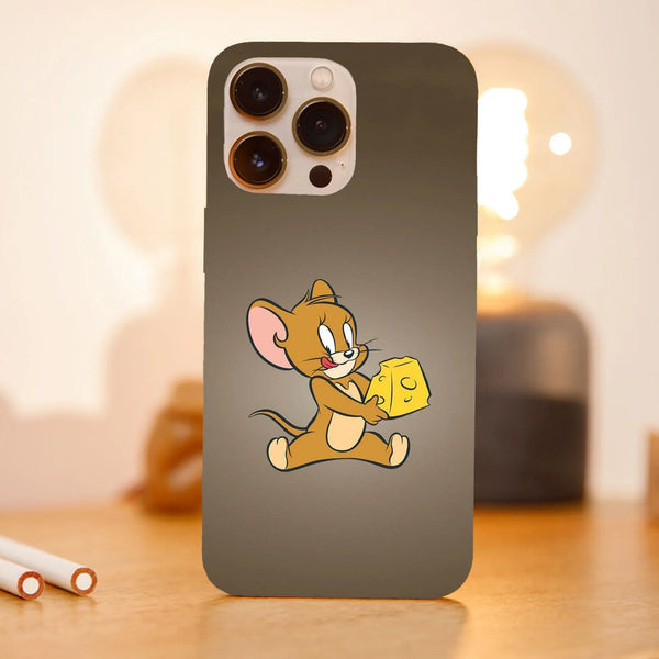 Husa compatibila cu Apple iPhone 15 Pro Max model Jerry Loves his cheese, Silicon, TPU, Viceversa - Viceversa