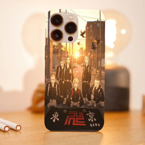 Husa telefon compatibila cu Apple iPhone 15 Plus, Viceversa, model Toman Founders Tokyo Revengers, Silicon, TPU - Viceversa