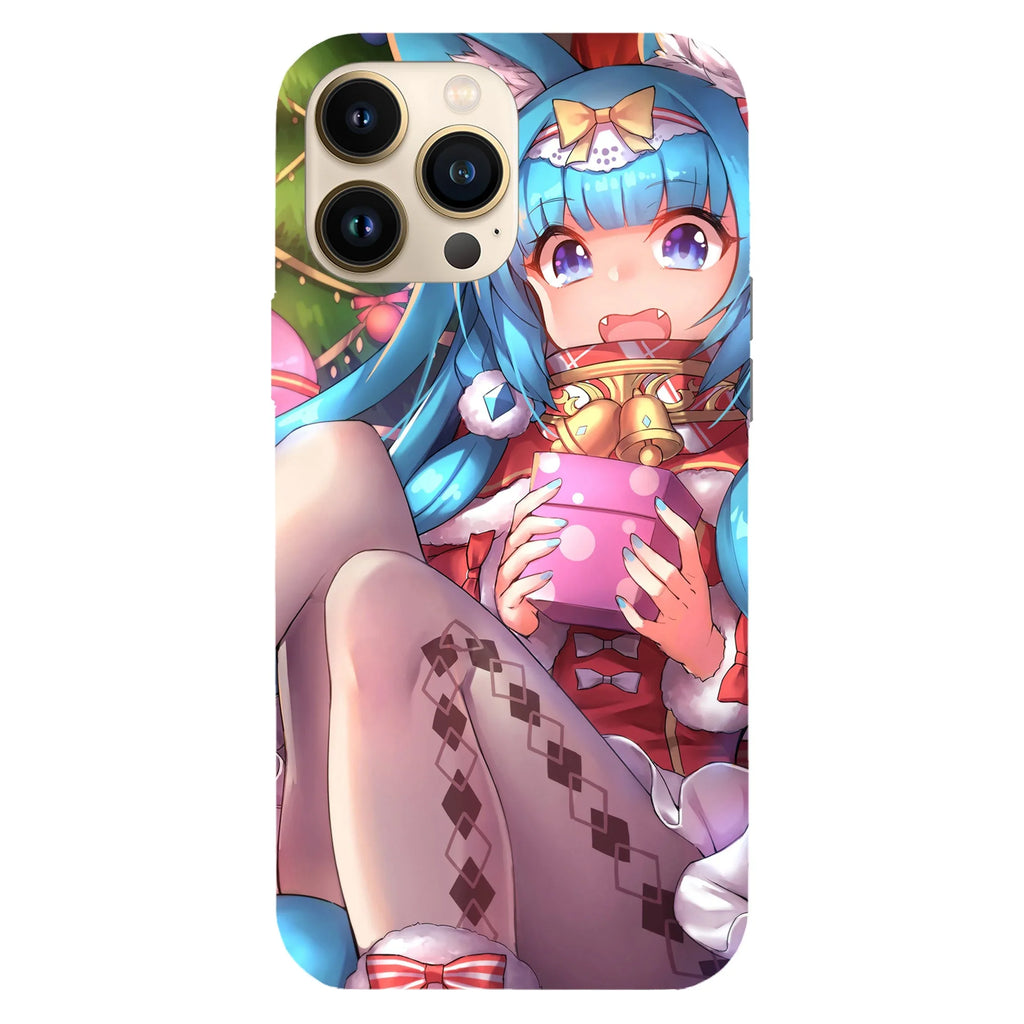 Husa Craciun compatibila cu Apple iPhone 15 Pro Max model Gift Opening, Silicon, TPU, Viceversa - Viceversa
