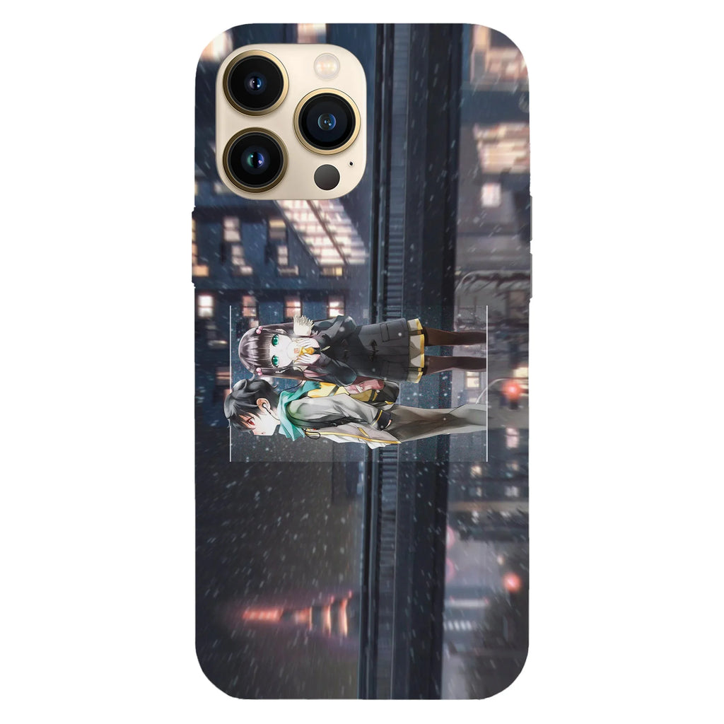 Husa telefon compatibila cu Apple iPhone 15 Pro, Viceversa, model Benio Adashino x Rokuro Enmadou Twin Star Exorcists, Silicon, TPU - Viceversa