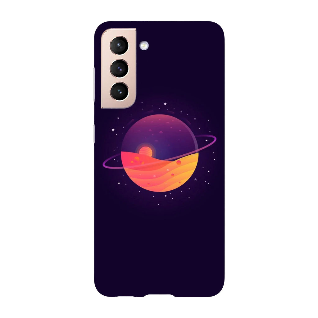 Husa compatibila cu Samsung Galaxy S22 Ultra model Abstract Saturn planet, Silicon, TPU, Viceversa - Viceversa