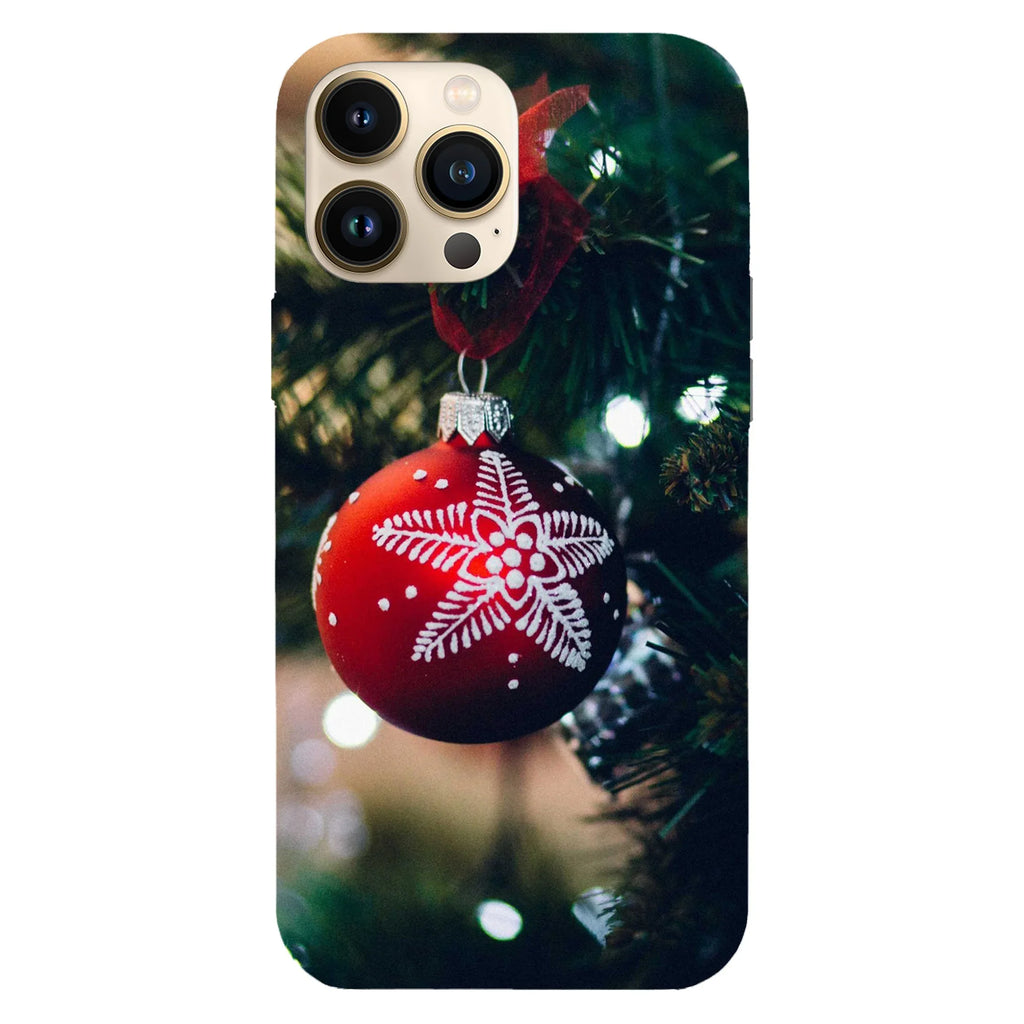 Husa Craciun compatibila cu Apple iPhone 15 Pro Max model Snowflake Christmas Globe, Silicon, TPU, Viceversa - Viceversa