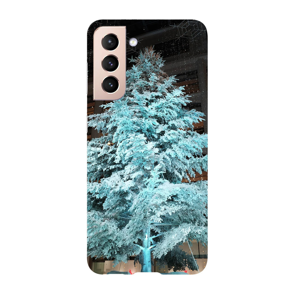 Husa Craciun compatibila cu Samsung Galaxy S22 Ultra model Snowfall, Silicon, TPU, Viceversa - Viceversa