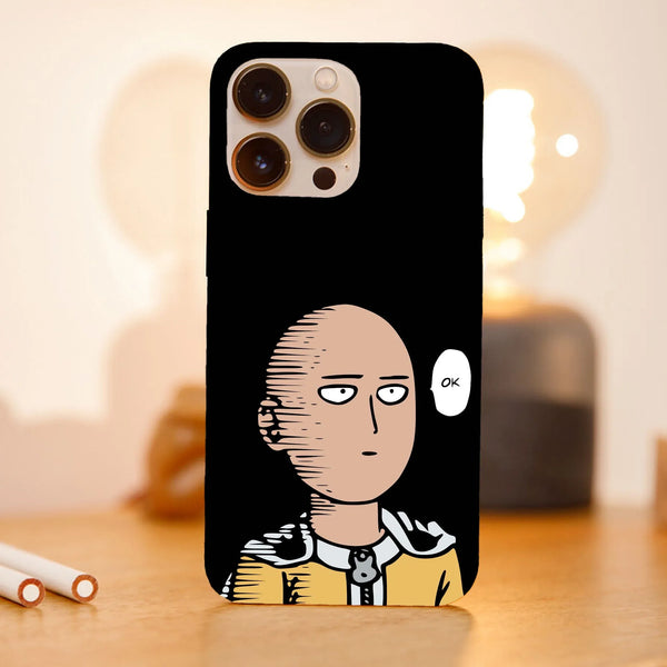 Husa compatibila cu Apple iPhone 15 Pro Max model Ok One Punch Man, Silicon, TPU, Viceversa - Viceversa