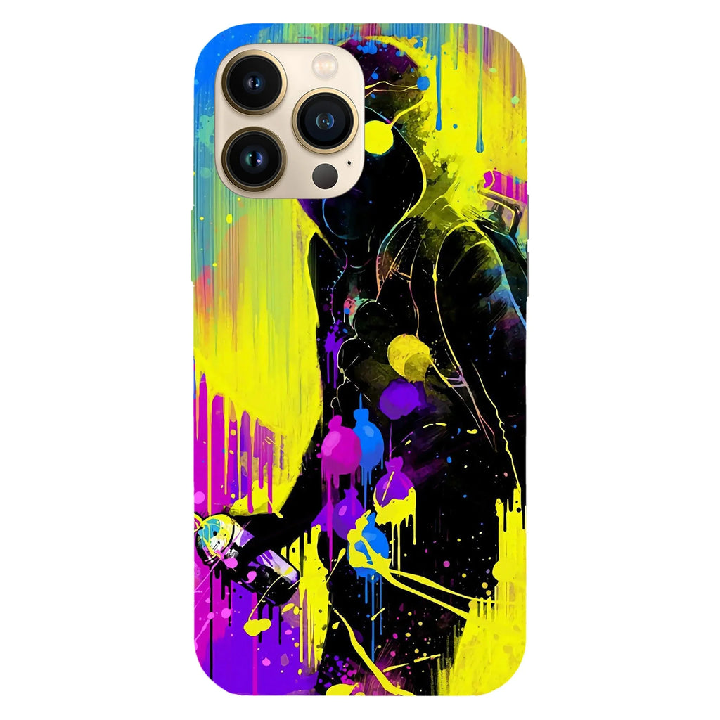 Husa compatibila cu Apple iPhone 15 Pro Max model Colorful spray paint, Silicon, TPU, Viceversa - Viceversa