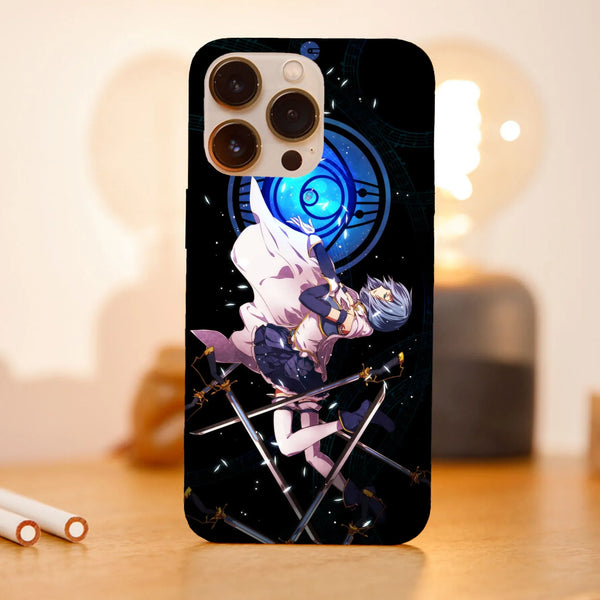 Husa telefon compatibila cu Apple iPhone 15 Pro, Viceversa, model Sayaka Miki Madoka Magica, Silicon, TPU - Viceversa