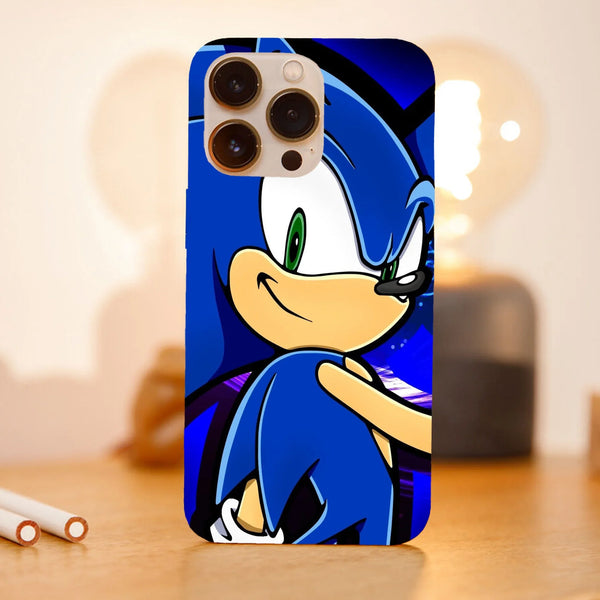 Husa telefon compatibila cu Apple iPhone 15 Pro, Viceversa, model Sonic The Hedgehog, Silicon, TPU - Viceversa