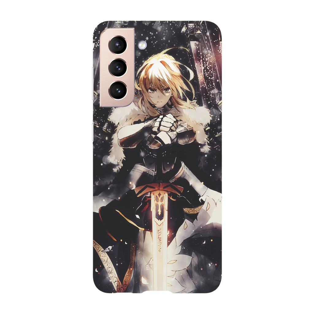 Husa compatibila cu Samsung Galaxy S22 Ultra model Artoria Pendragon Lancer Fate Grand Order, Silicon, TPU, Viceversa - Viceversa