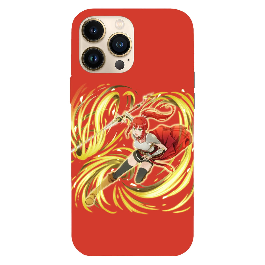Husa telefon compatibila cu Apple iPhone 15 Pro, Viceversa, model Harnel of flames DanMachi, Silicon, TPU - Viceversa