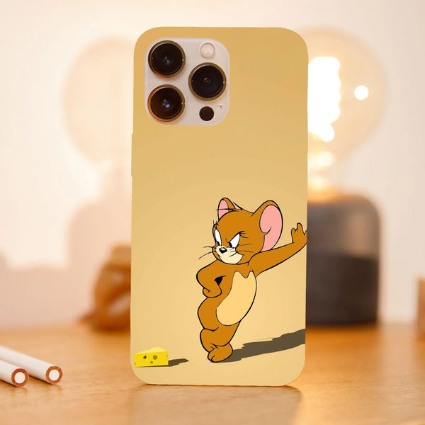 Husa compatibila cu Apple iPhone 15 Pro Max model Low on cheese Jerry, Silicon, TPU, Viceversa - Viceversa