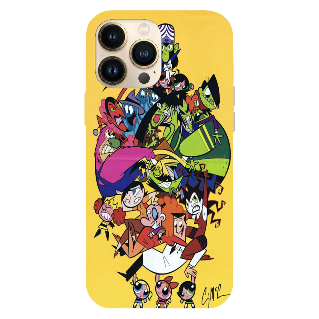 Husa compatibila cu Apple iPhone 15 Pro Max model The Powerpuff Girls universe, Silicon, TPU, Viceversa - Viceversa