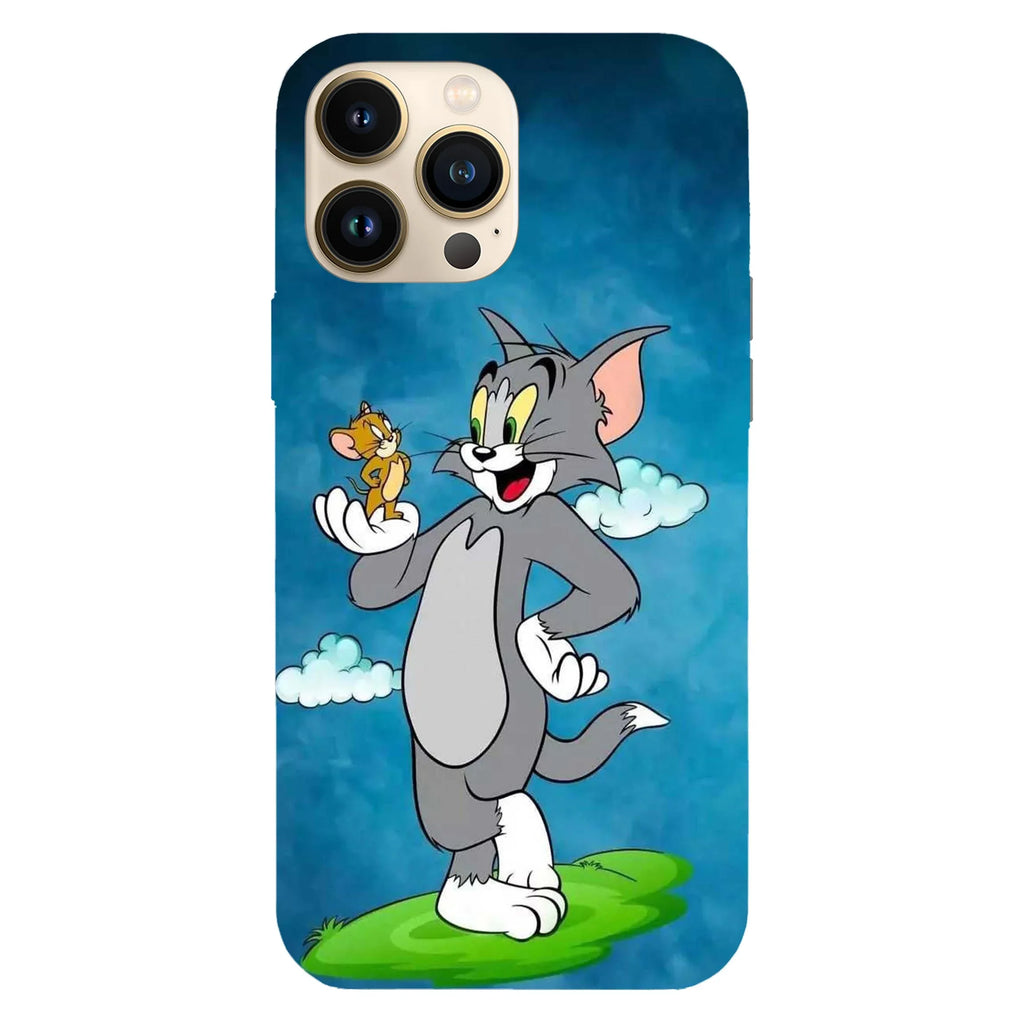 Husa compatibila cu Apple iPhone 15 Pro Max model Tom And Jerry Friends, Silicon, TPU, Viceversa - Viceversa