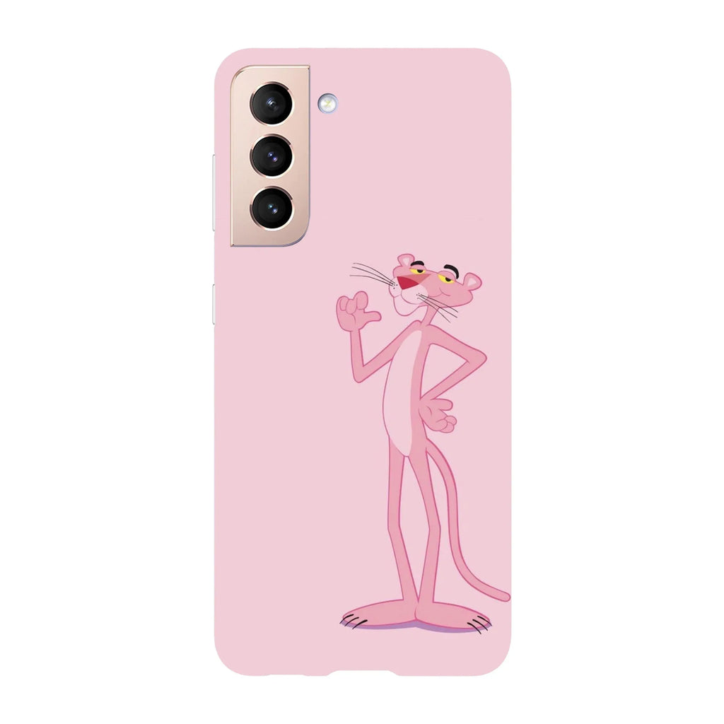 Husa compatibila cu Samsung Galaxy S22 Ultra model Pink Panther, Silicon, TPU, Viceversa - Viceversa