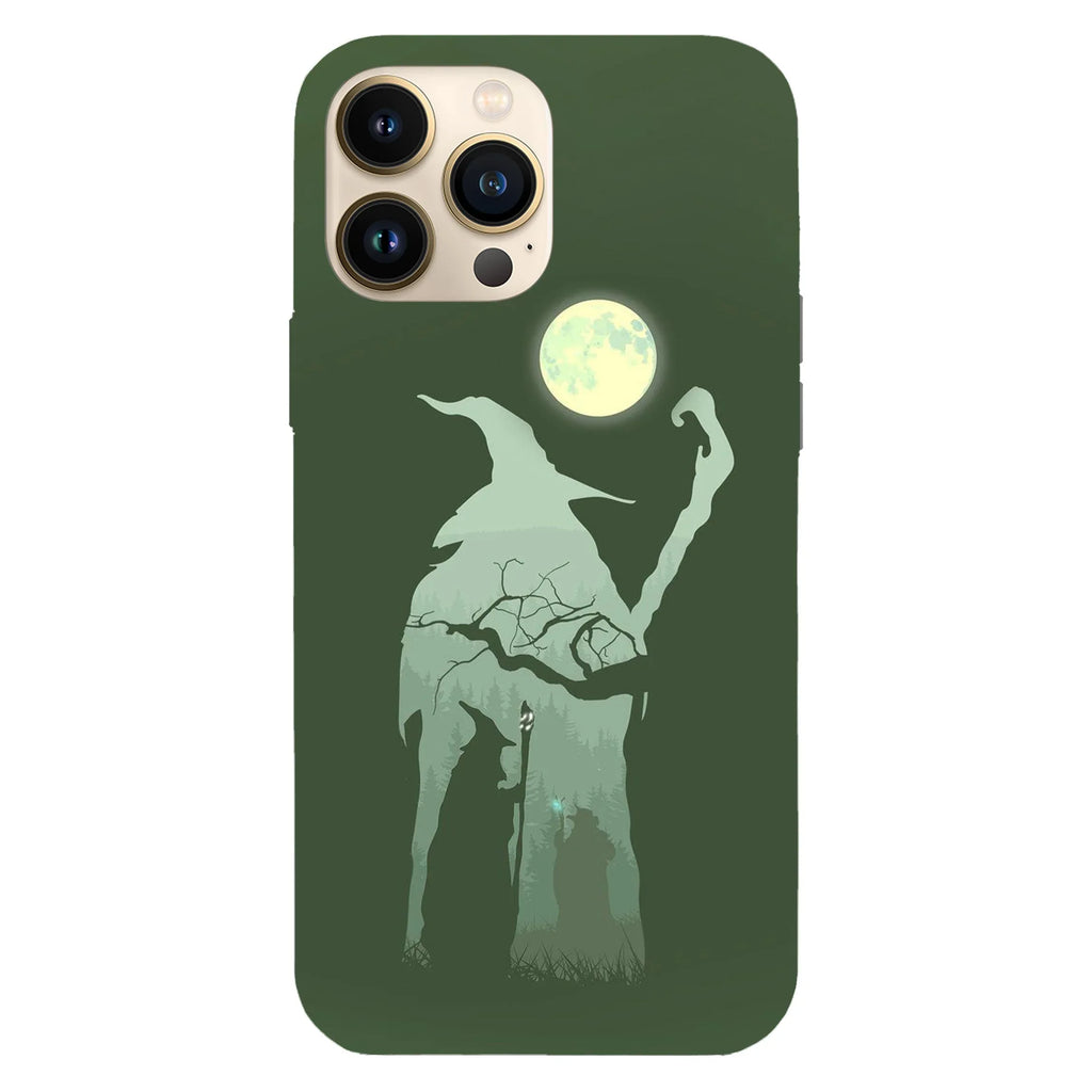 Husa telefon compatibila cu Apple iPhone 15, Viceversa, model Gandalf Minimalist The lord of the rings, Silicon, TPU - Viceversa