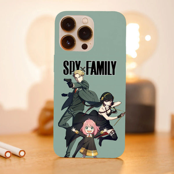 Husa compatibila cu Apple iPhone 15 Pro model Spy x Family, Silicon, TPU, Viceversa - Viceversa