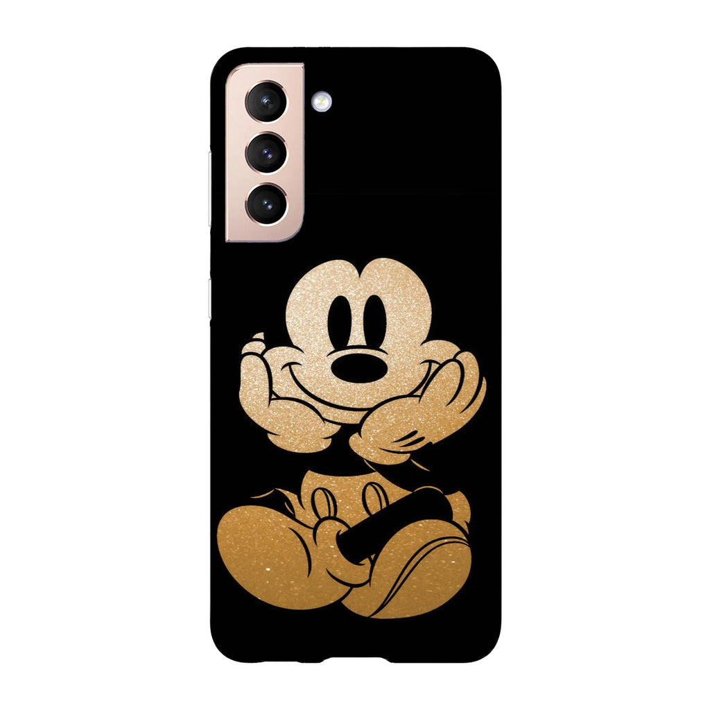 Husa compatibila cu Samsung Galaxy S22 Ultra model Glitter Mickey Mouse, Silicon, TPU, Viceversa - Viceversa
