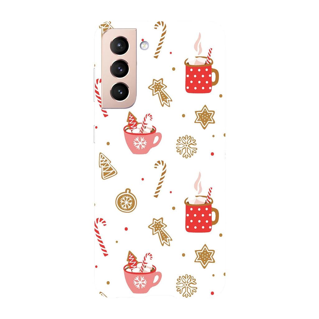 Husa Craciun compatibila cu Samsung Galaxy S22 Ultra model Christmas sweets, Silicon, TPU, Viceversa - Viceversa