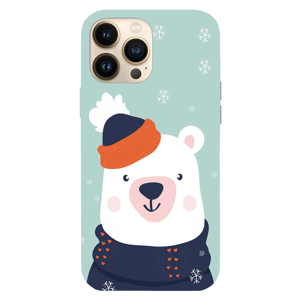 Husa Craciun compatibila cu Apple iPhone 15 Plus model Kawaii Christmas bear, Silicon, TPU, Viceversa - Viceversa