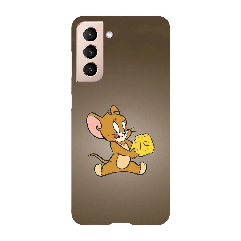 Husa compatibila cu Samsung Galaxy S22 Ultra model Jerry Loves his cheese, Silicon, TPU, Viceversa - Viceversa