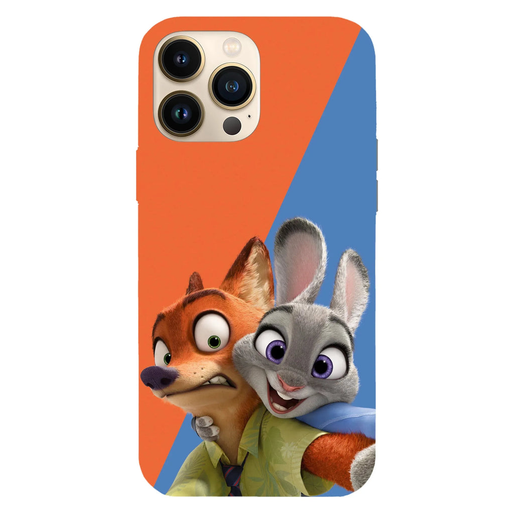 Husa compatibila cu Apple iPhone 15 Pro Max model Zootopia friends, Silicon, TPU, Viceversa - Viceversa