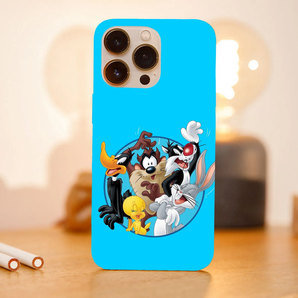 Husa compatibila cu Apple iPhone 15 Pro Max model Looney Tunes Family, Silicon, TPU, Viceversa - Viceversa