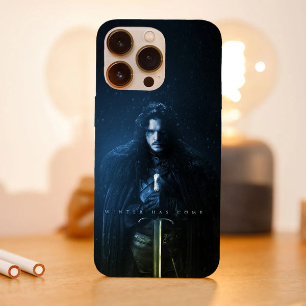 Husa telefon compatibila cu Apple iPhone 15 Plus, Viceversa, model Winter has come Game of Thrones, Silicon, TPU - Viceversa