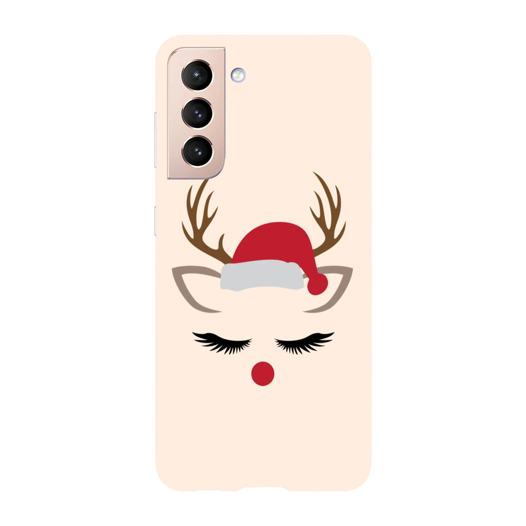 Husa Craciun compatibila cu Samsung Galaxy S22 Ultra model Rudolf's Sweetheart, Silicon, TPU, Viceversa - Viceversa