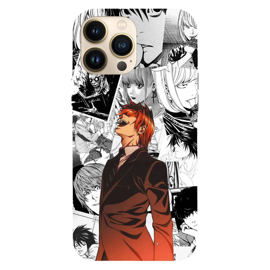 Husa telefon compatibila cu Apple iPhone 15 Pro, Viceversa, model Light manga Death Note, Silicon, TPU - Viceversa