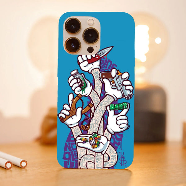 Husa compatibila cu Apple iPhone 15 Pro model Pick your weapon, Silicon, TPU, Viceversa - Viceversa
