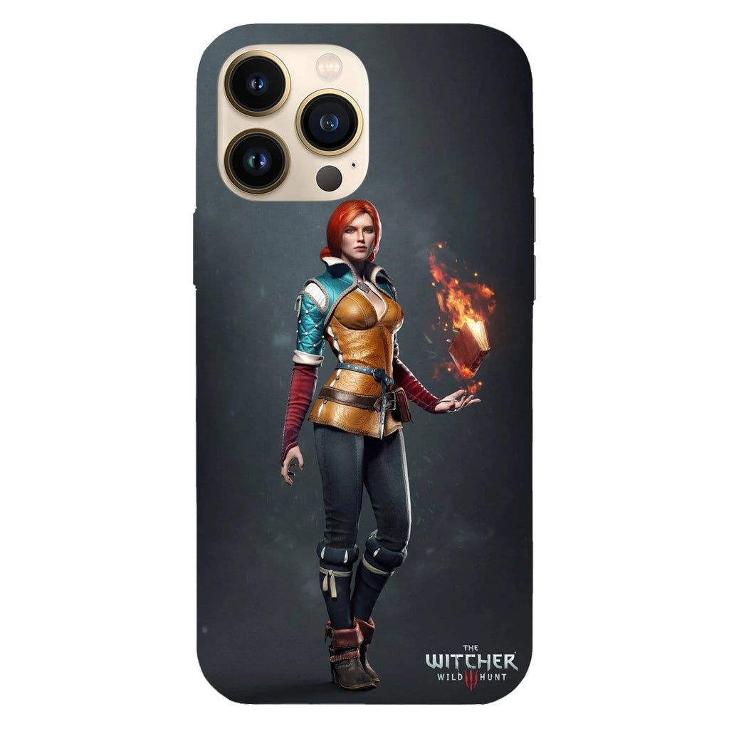 Husa telefon compatibila cu Apple iPhone 15 Plus, Viceversa, model Triss Merigold Spellbook The Witcher, Silicon, TPU - Viceversa