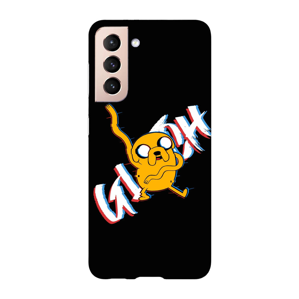 Husa compatibila cu Samsung Galaxy S22 Ultra model Glitched Jake, Silicon, TPU, Viceversa - Viceversa