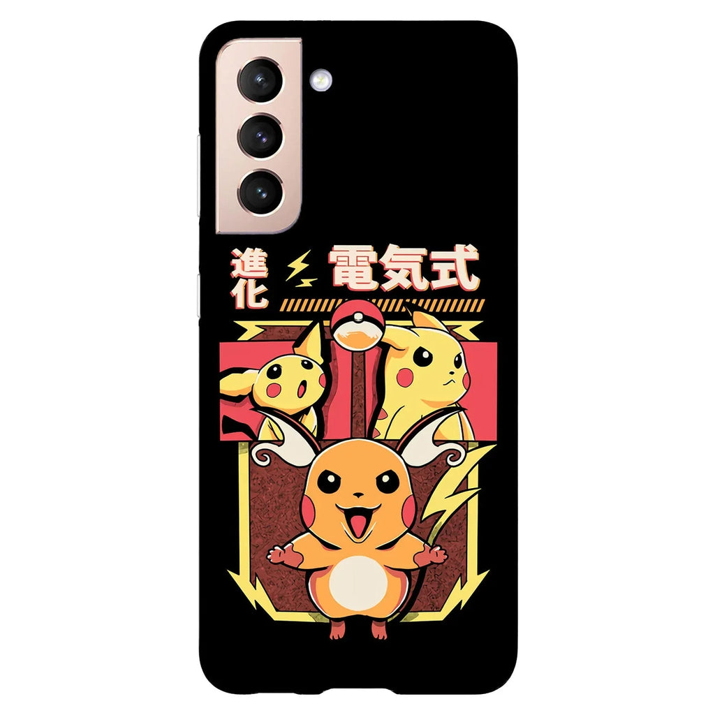 Husa compatibila cu Samsung Galaxy S22 Ultra model Pikachiu evolution, Silicon, TPU, Viceversa - Viceversa