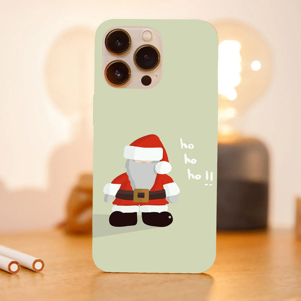 Husa Craciun compatibila cu Apple iPhone 15 Pro Max model Ho ho ho Santa, Silicon, TPU, Viceversa - Viceversa