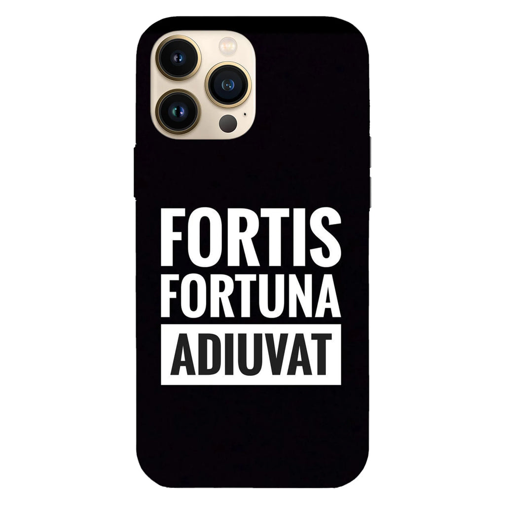Husa telefon compatibila cu Apple iPhone 15, Viceversa, model Fortis Fortuna Adiuvat John Wick, Silicon, TPU - Viceversa