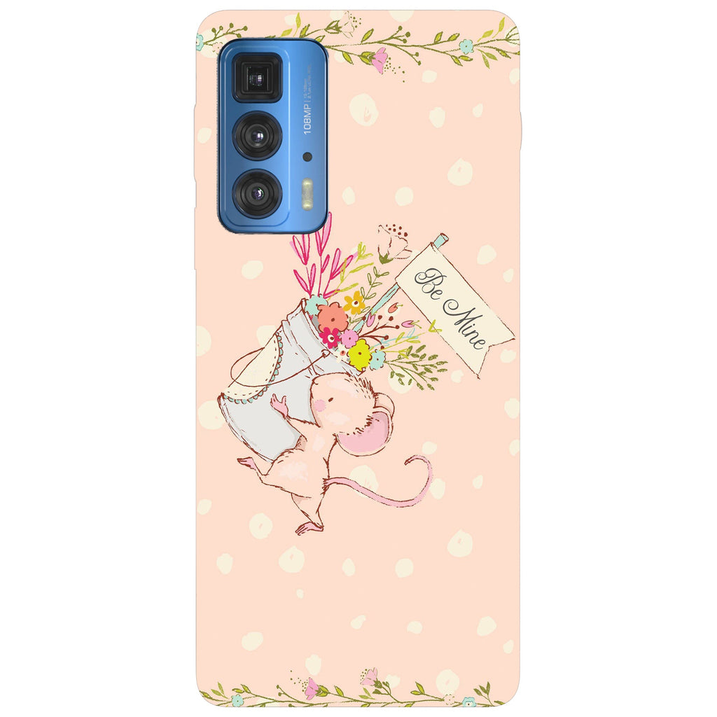 Husă din silicon Motorola G51 5G cu 51 5g mice in love
