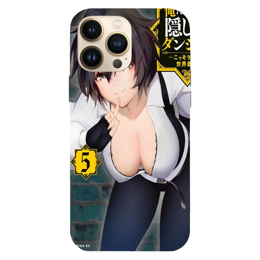 Husa telefon compatibila cu Apple iPhone 15 Pro, Viceversa, model Manga Volume 5 The Hidden Dungeon Only I Can Enter, Silicon, TPU - Viceversa