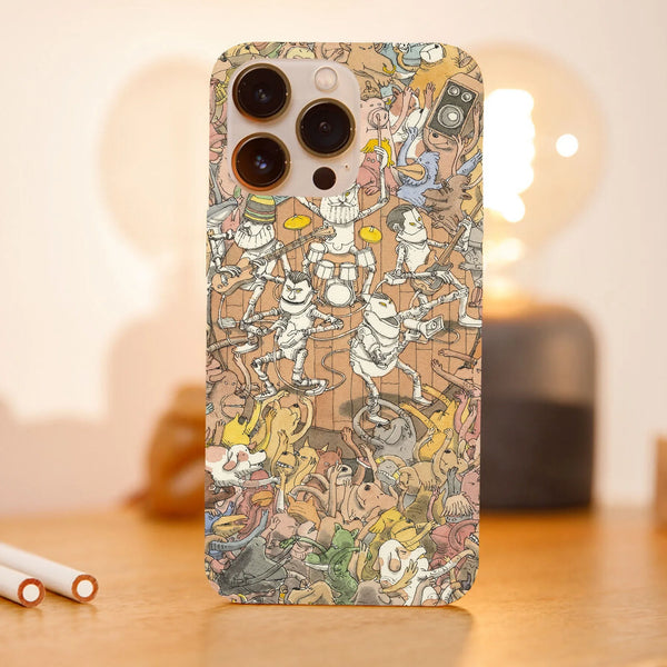 Husa compatibila cu Apple iPhone 15 Pro model Puppet concert, Silicon, TPU, Viceversa - Viceversa