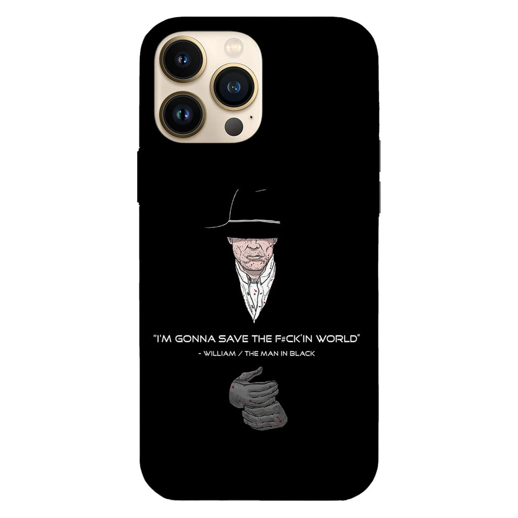 Husa telefon compatibila cu Apple iPhone 15 Pro, Viceversa, model Save the World Westworld, Silicon, TPU - Viceversa