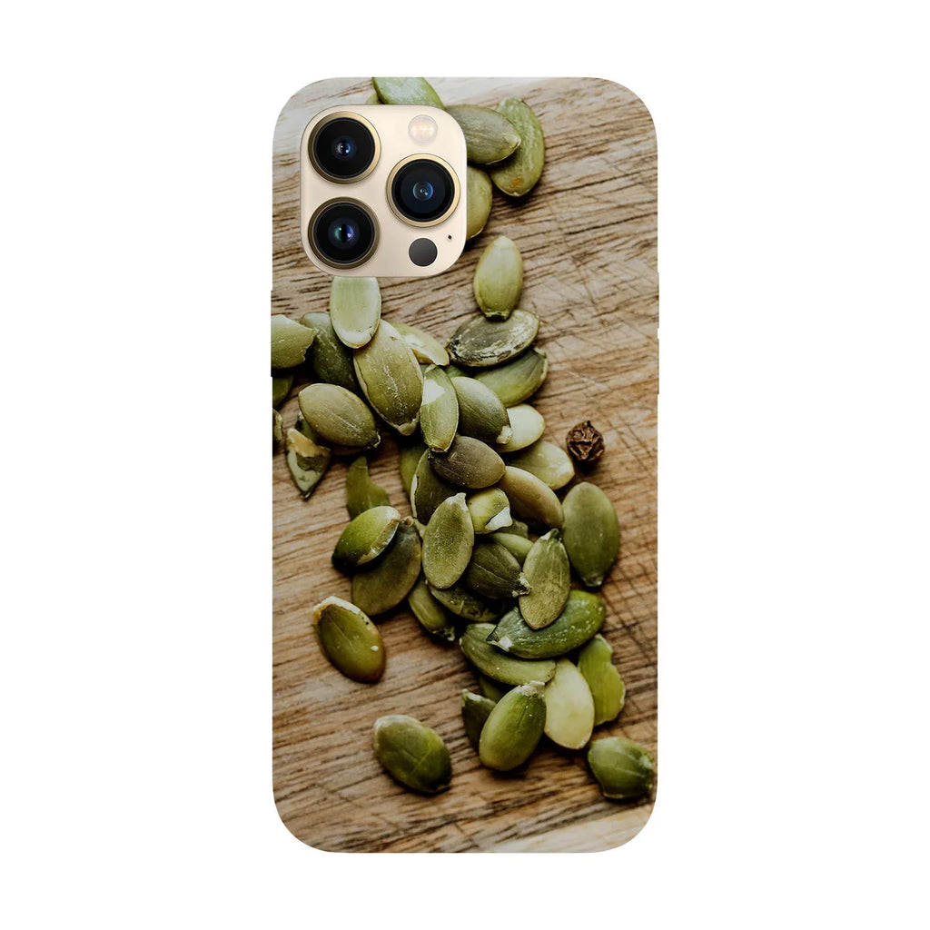 Husa compatibila cu Apple iPhone 15 model Pumkin seeds, Silicon, TPU, Viceversa - Viceversa