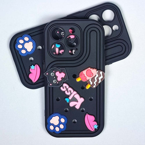 Husa Apple iPhone 15 Pro model My Joys Cartoon 3D, Silicon, TPU