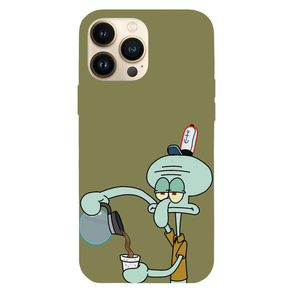 Husa model Coffee Please Squidward - Viceversa