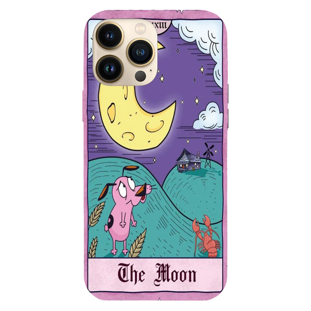 Husa model Courage the Cowardly Dog Tarrot Moon Card - Viceversa