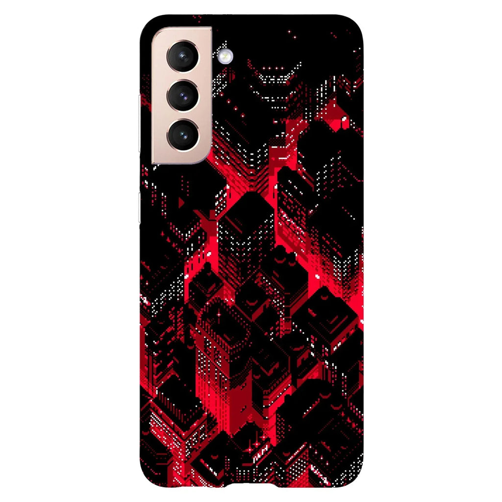 Husa compatibila cu Samsung Galaxy S22 Plus model 8 Bit Pixel City, Silicon, TPU, Viceversa - Viceversa