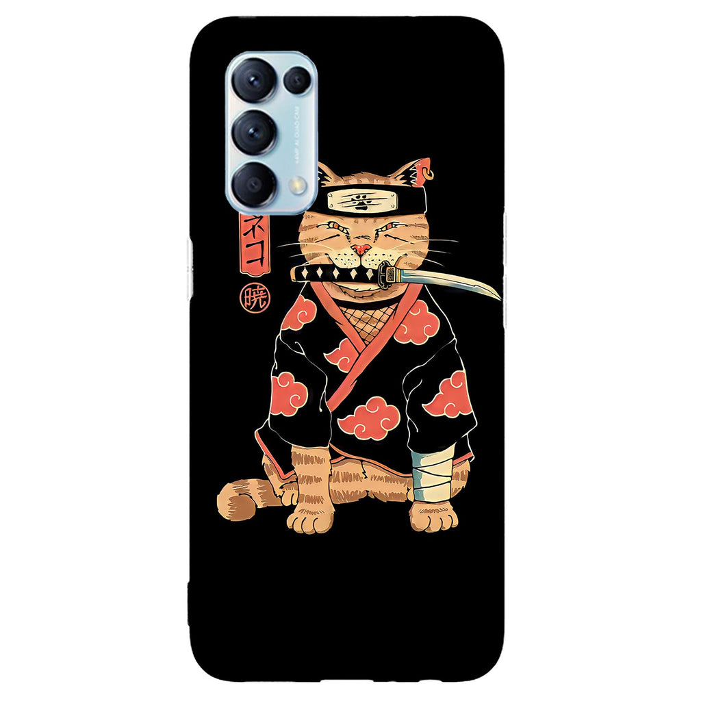 Husa compatibila cu Oppo Reno 5 4G model A Cat Suki, Silicon, TPU, Viceversa