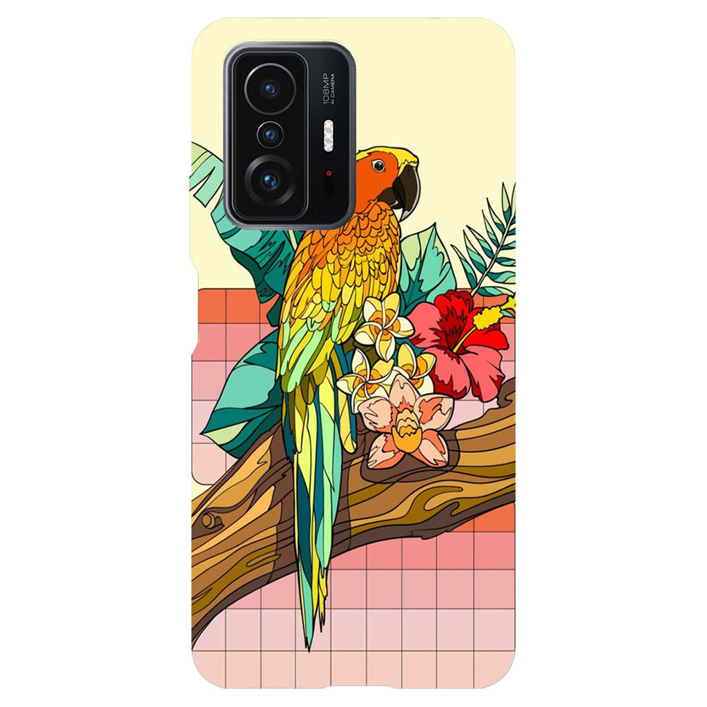 Husa compatibila cu Xiaomi Mi 11 Lite model A-parrot-ly Art, Silicon, TPU, Viceversa